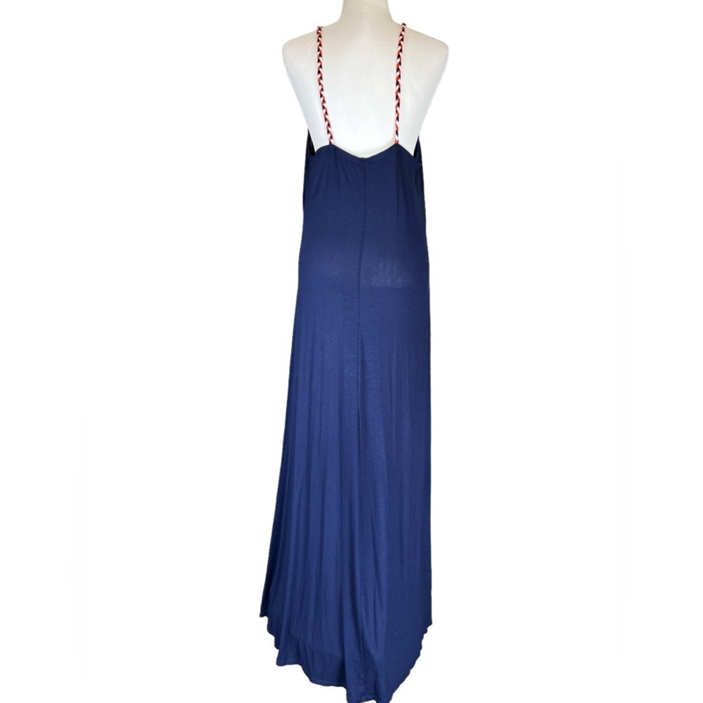Venus Colorblock Summer Halter Strappy Beach Resort Wear Long Maxi Dress - Picture 3 of 8